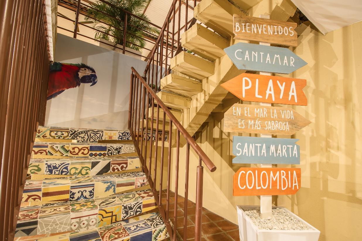 The Cantamar Beach Hostel Santa Marta  Exteriér fotografie