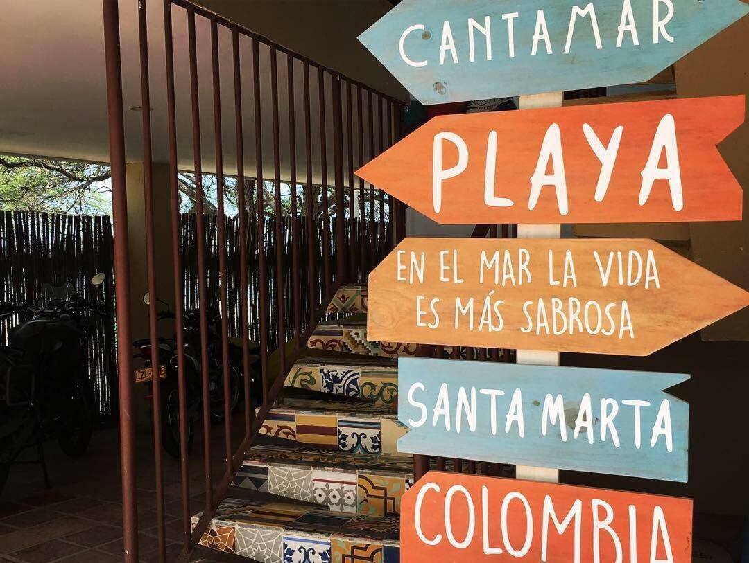 The Cantamar Beach Hostel Santa Marta  Exteriér fotografie